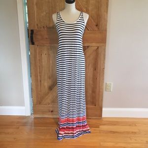 Striped maxi dress